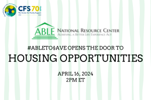 #ABLETO$AVE OPENS THE DOOR TO HOUSING OPPORTUNITIES
