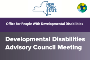 Developmental Disabilities Advisory Council Meeting