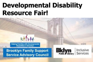 Disability Resource Fair!